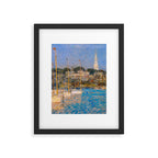 Newport Harbor, Newport, Rhode Island - Cat Boats by Frederick Childe Hassam Framed Art Print Gallery Image 6