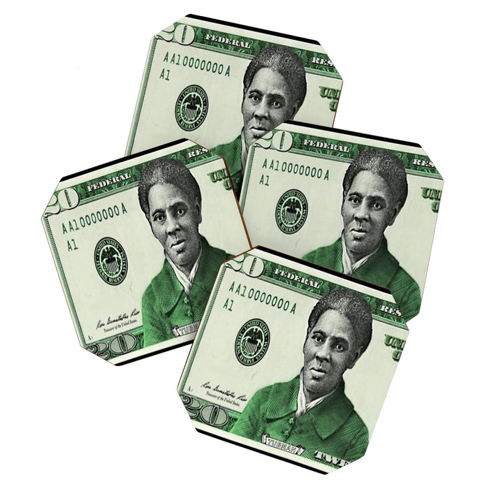 Proposed African American Icon Harriet Tubman Single U.S. Mint 20 Dollar bill Coaster Gallery Image 1
