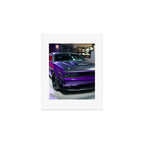 Purple Challenger Hellcat Demon color photograph / photography / poster Art Print Gallery Image 1