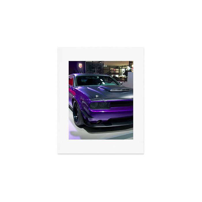 Purple Challenger Hellcat Demon color photograph / photography / poster Art Print Gallery Image 1