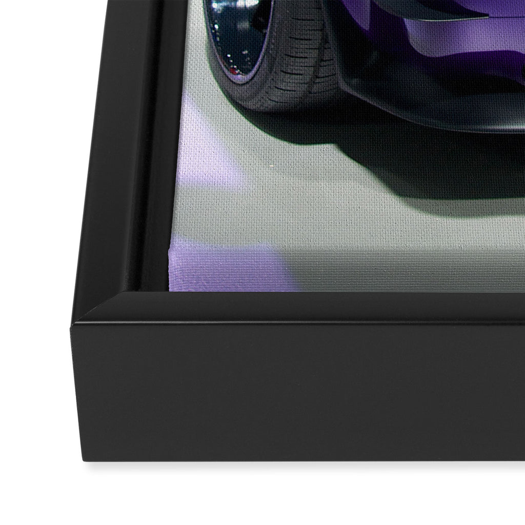 Purple Challenger Hellcat Demon color photograph / photography / poster Framed Canvas Print Gallery Image 3