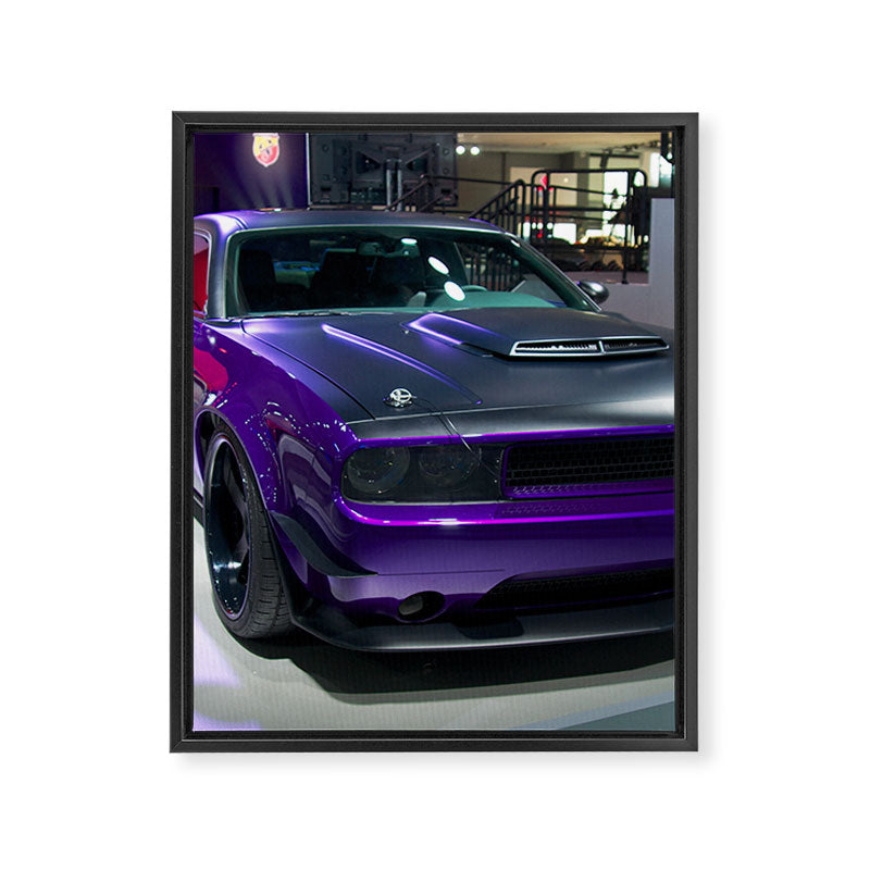 Purple Challenger Hellcat Demon color photograph / photography / poster Framed Canvas Print Gallery Image 6