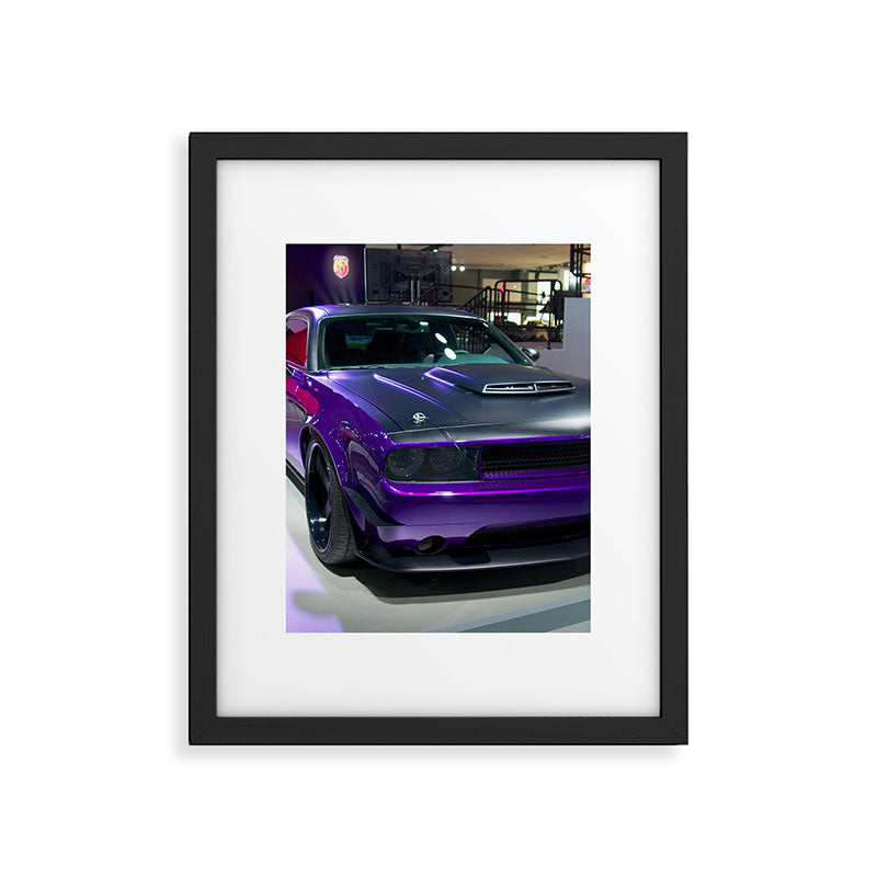 Purple Challenger Hellcat Demon color photograph / photography / poster Framed Art Print Gallery Image 5