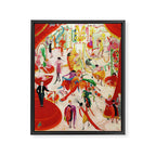 'Spring Sale Soireé at Bendels' Jazz Age New York City Portrait by Florine Stettheimer Framed Canvas Print Gallery Image 6