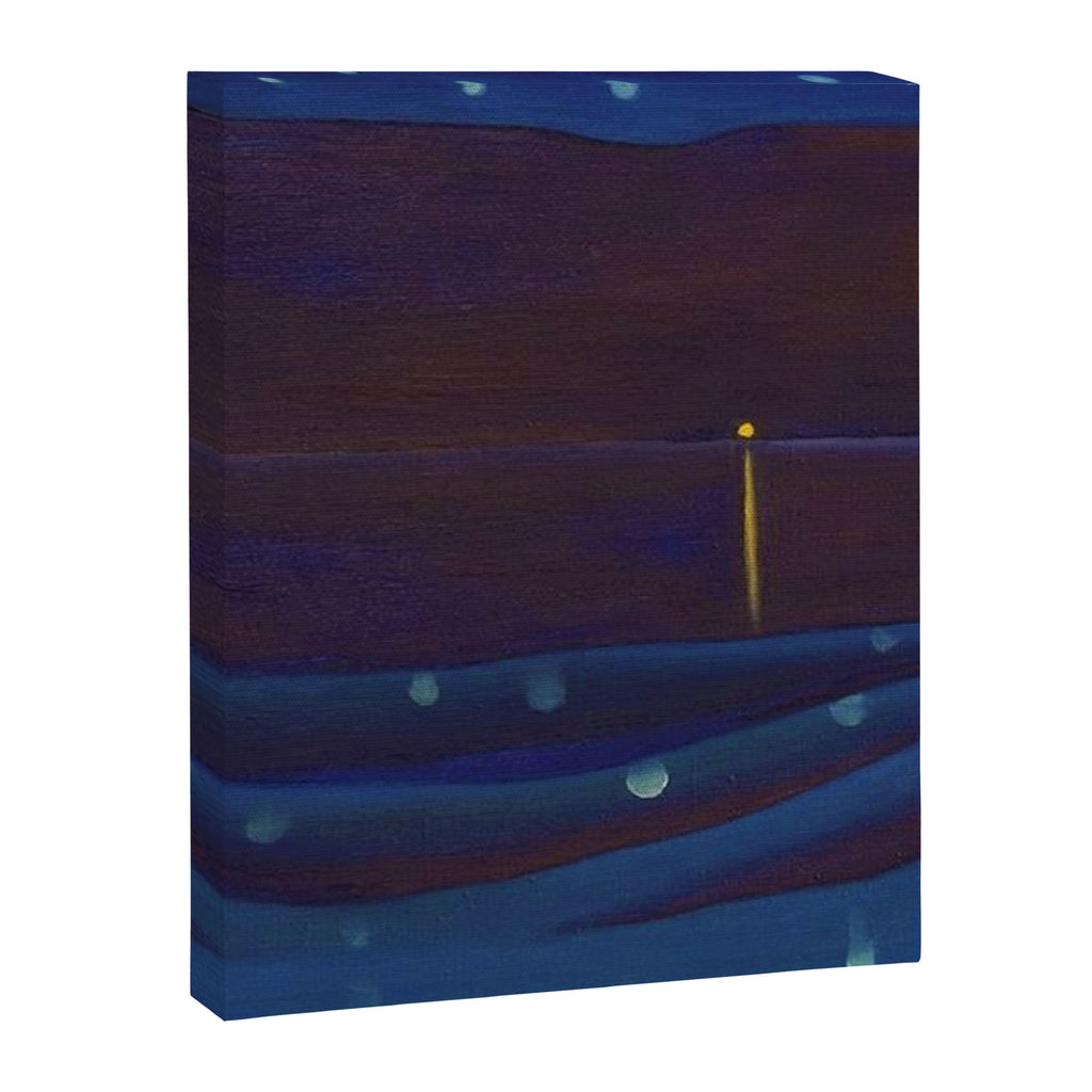 Starlight Night, Lake George, New York landscape painting by Georgia O'Keeffe Canvas Print Gallery Image 8