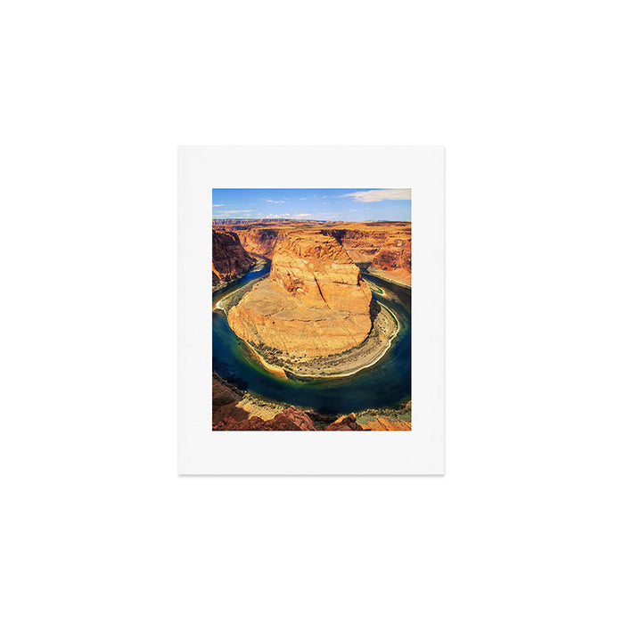 Stunning Horseshoe Bend, Colorado River, Glen Canyon scenic nature canyons photographic art print Art Print Gallery Image 1