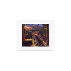 'The City from Greenwich Village' New York City subway cityscape by John French Sloan Art Print Gallery Image 1