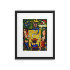 The Domino Players (Juego de Domino), Plaza Dolores, Santiago de Cuba, oil on canvas, by Jose Rodriguez Fuster Framed Art Print Gallery Image 6