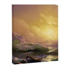 The Ninth Wave nautical sunset ocean storm landscape masterpiece by Ivan Aivazovsky Canvas Print Gallery Image 6