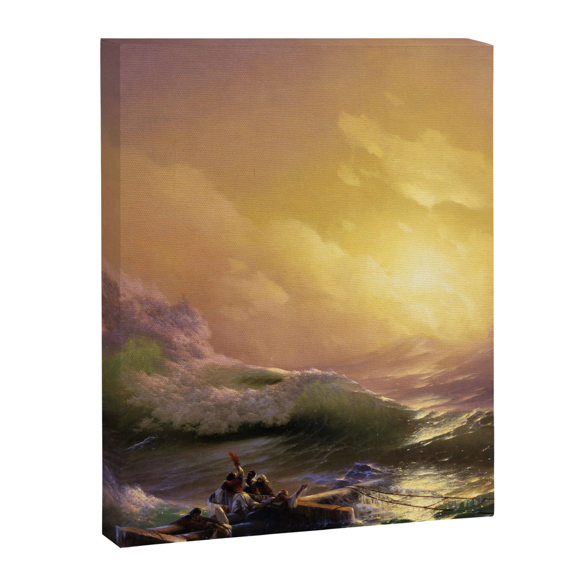 The Ninth Wave nautical sunset ocean storm landscape masterpiece by Ivan Aivazovsky Canvas Print Gallery Image 6
