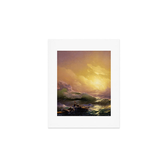 The Ninth Wave nautical sunset ocean storm landscape masterpiece by Ivan Aivazovsky Art Print Gallery Image 1