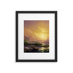 The Ninth Wave nautical sunset ocean storm landscape masterpiece by Ivan Aivazovsky Framed Art Print Gallery Image 5