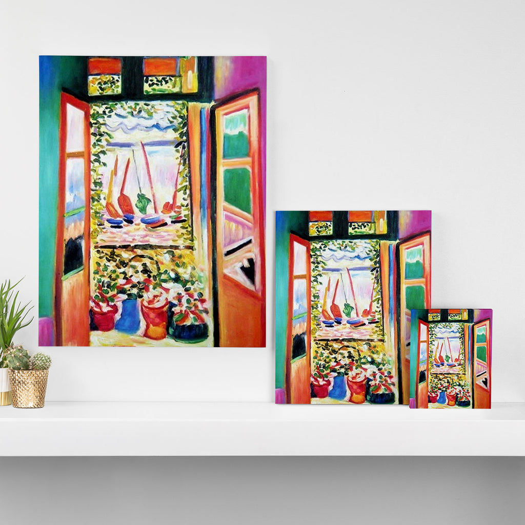 The Open Window Coastal - Floral and Maritime Collioure oil painting by Henri Matisse oil paint Canvas Print Gallery Image 3