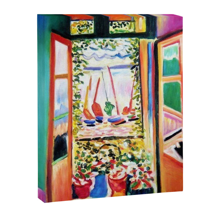 The Open Window Coastal - Floral and Maritime Collioure oil painting by Henri Matisse oil paint Canvas Print Gallery Image 1