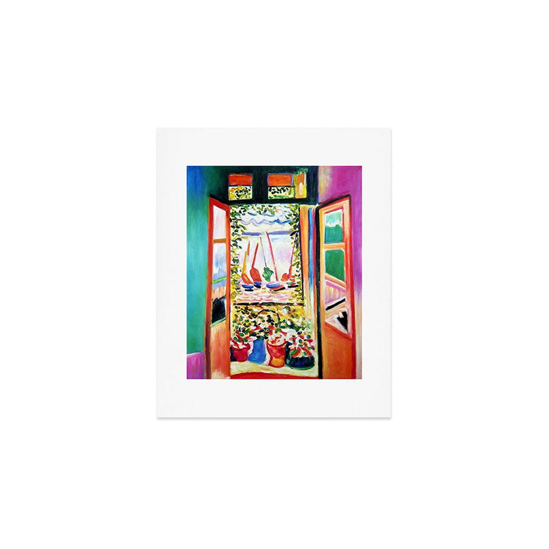 The Open Window Coastal - Floral and Maritime Collioure oil painting by Henri Matisse oil paint Art Print Gallery Image 1