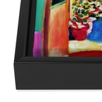 The Open Window Coastal - Floral and Maritime Collioure oil painting by Henri Matisse oil paint Framed Canvas Print Gallery Image 3