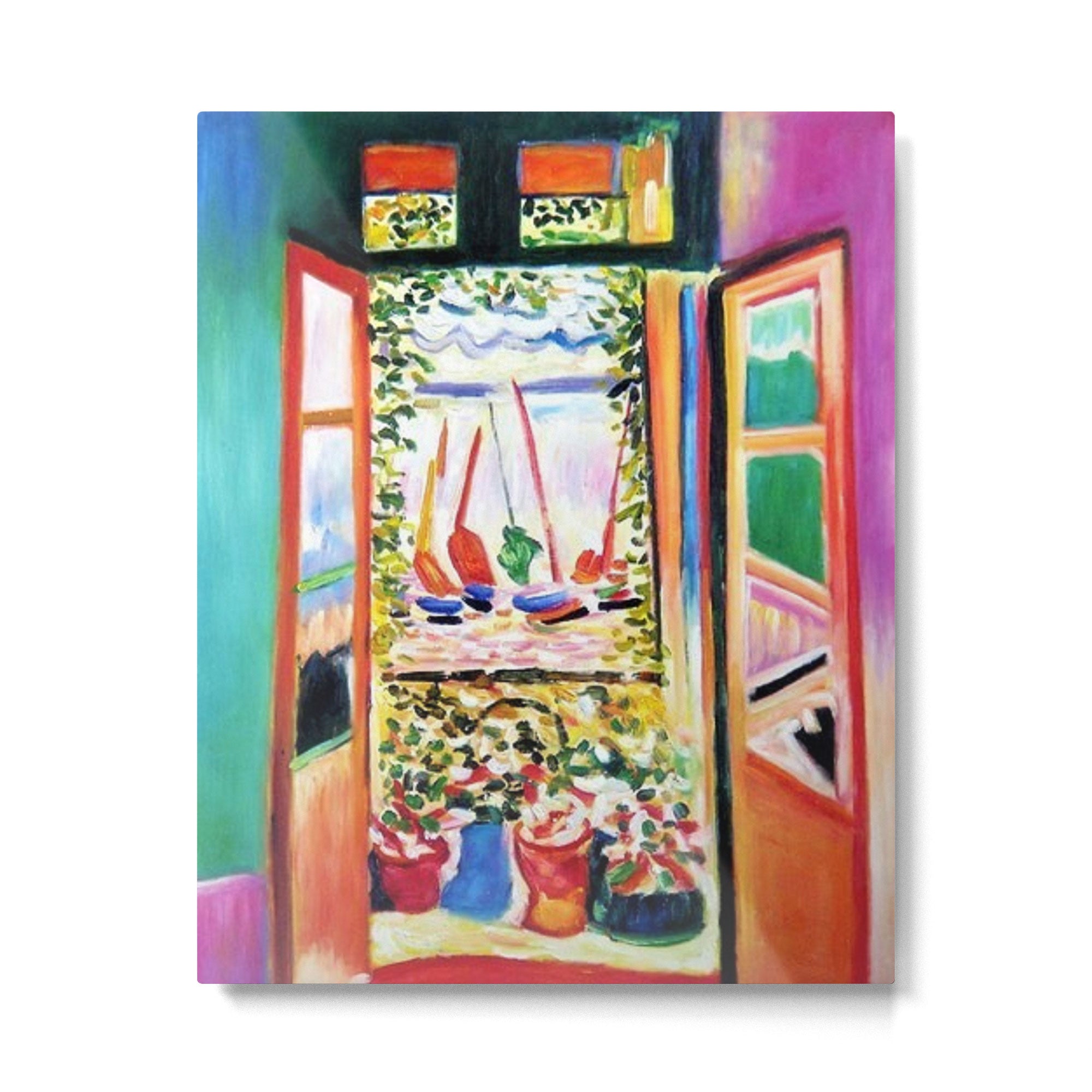 The Open Window Coastal - Floral and Maritime Collioure oil painting by Henri Matisse oil paint Metal Print Gallery Image 6