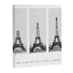 1888-1889 The Rise of the Eiffel Tower Construction Sequence black and white photography Canvas Print Gallery Image 6
