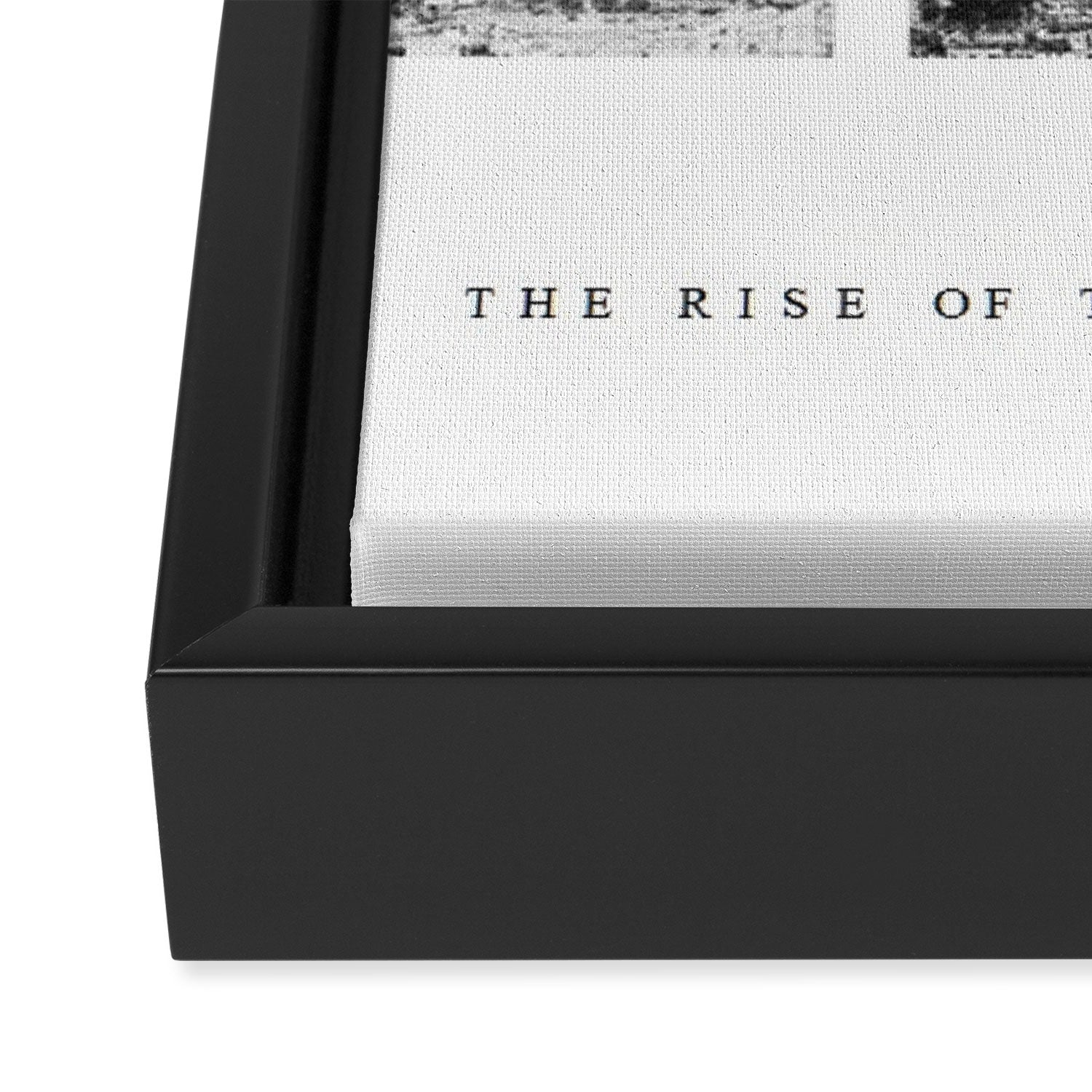 1888-1889 The Rise of the Eiffel Tower Construction Sequence black and white photography Framed Canvas Print Gallery Image 3