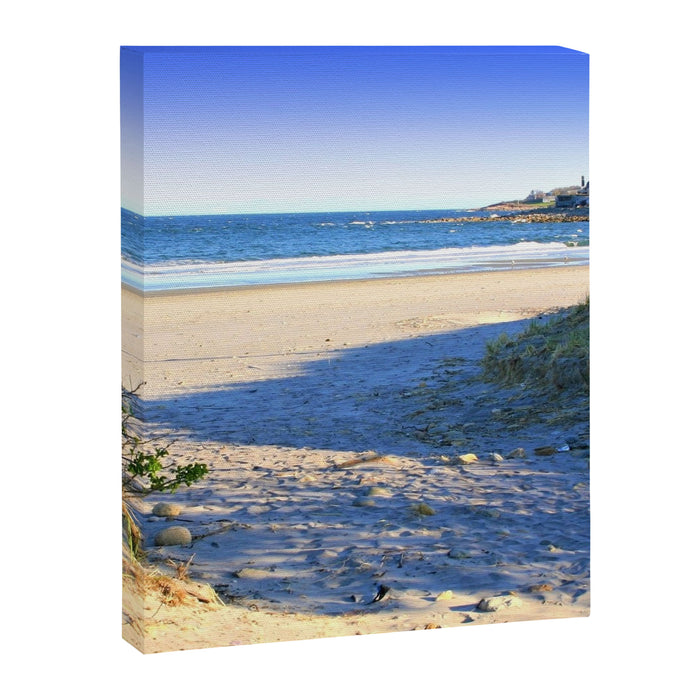 The Towers - Narragansett Town Beach, Rhode Island Canvas Print Gallery Image 1