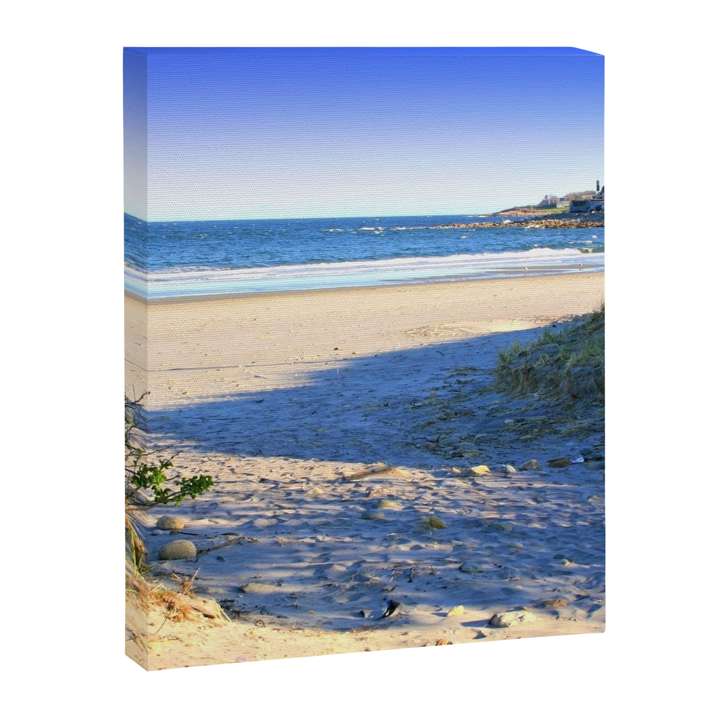 The Towers - Narragansett Town Beach, Rhode Island Canvas Print Gallery Image 6