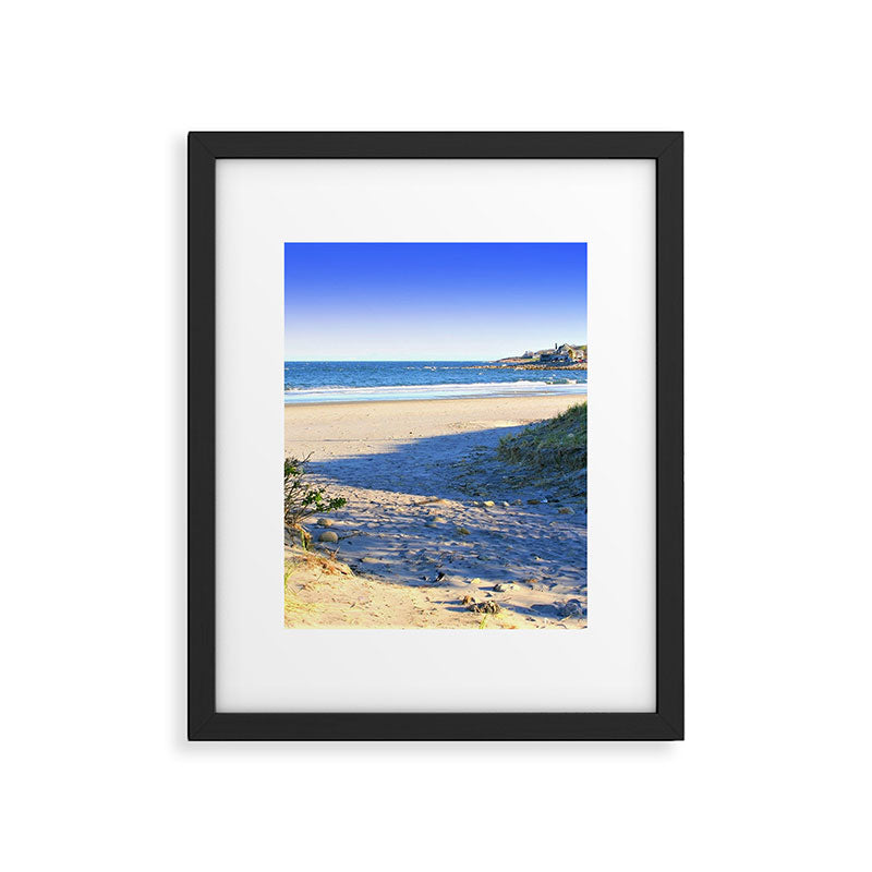 The Towers - Narragansett Town Beach, Rhode Island Framed Art Print Gallery Image 5