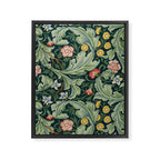 William Morris Leicester Herbaceous Italian Laurel Acanthus Textile Colorful Floral Pattern Framed Canvas Print Gallery Image 8