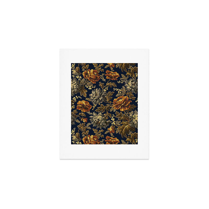 William Morris Poppy Textile Floral Tapestry Pattern Art Print Gallery Image 1