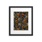 William Morris Poppy Textile Floral Tapestry Pattern Framed Art Print Gallery Image 5
