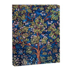 William Morris Tree of Life Blue Twilight floral textile 19th century pattern print for drapes, curtains, pillows, duvets, comforters, and home and wall decor Canvas Print Gallery Image 8