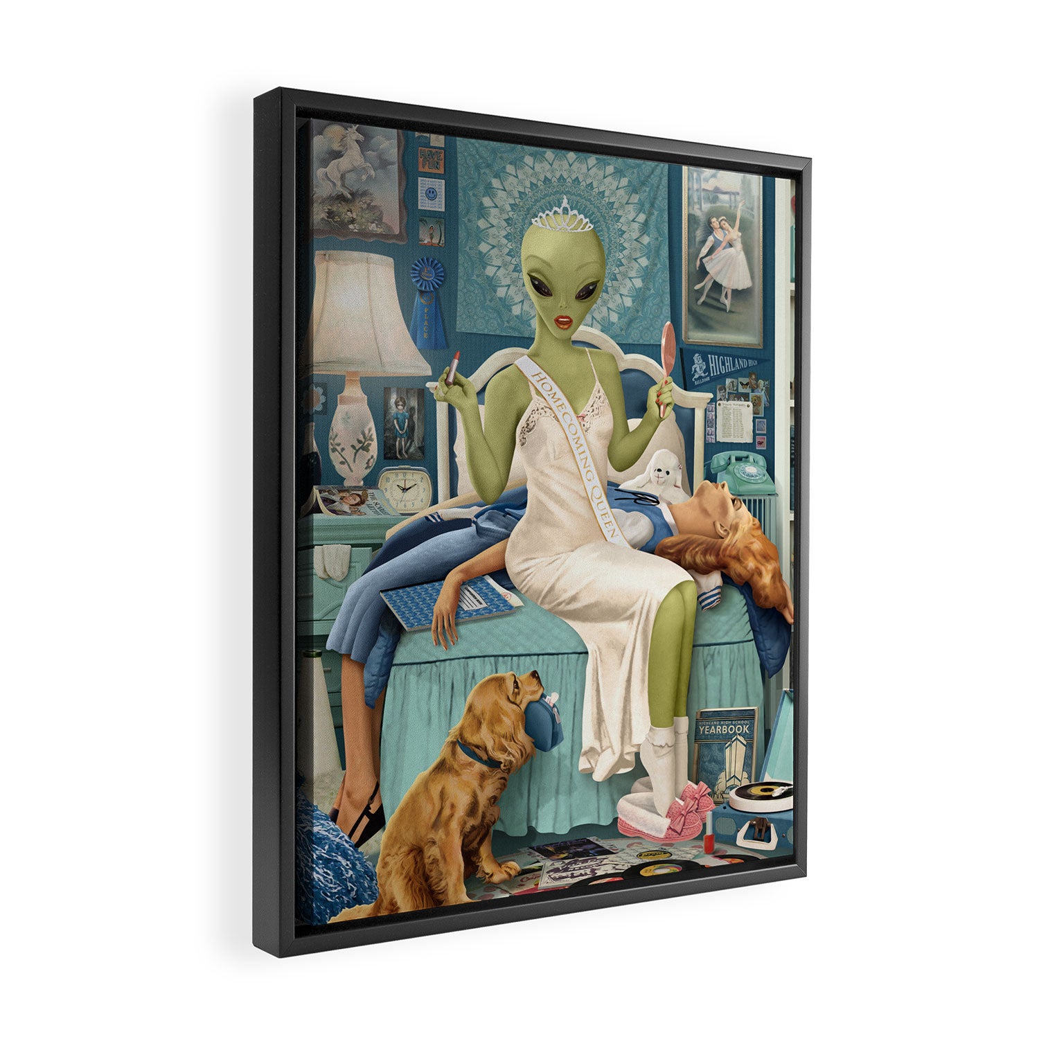 Homecoming Queen Framed Canvas Print Gallery Image 2