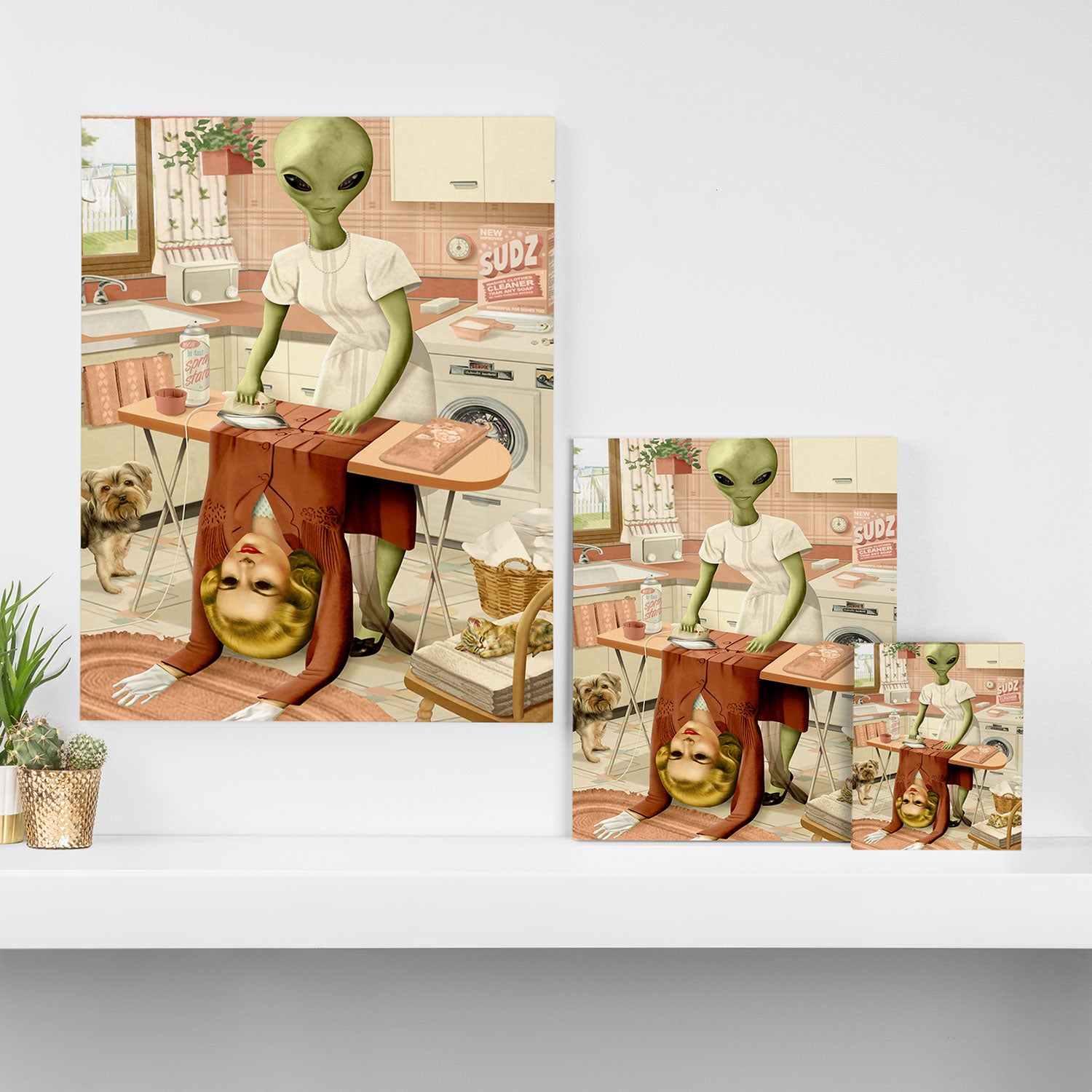 Laundry Day Canvas Print Gallery Image 3