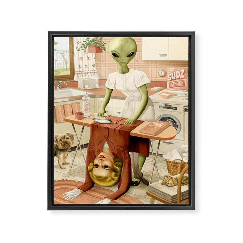 Laundry Day Framed Canvas Print Gallery Image 6