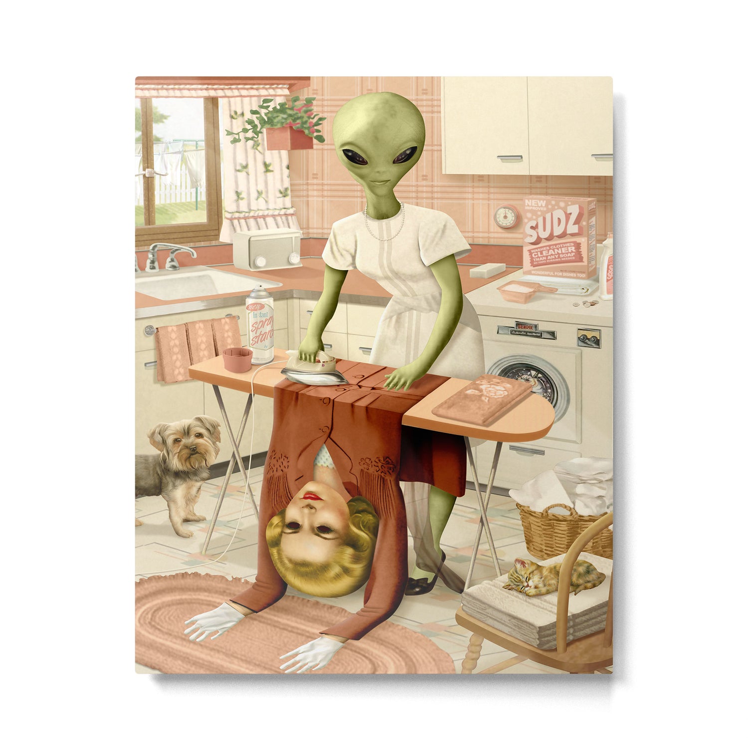Laundry Day Metal Print Gallery Image 4