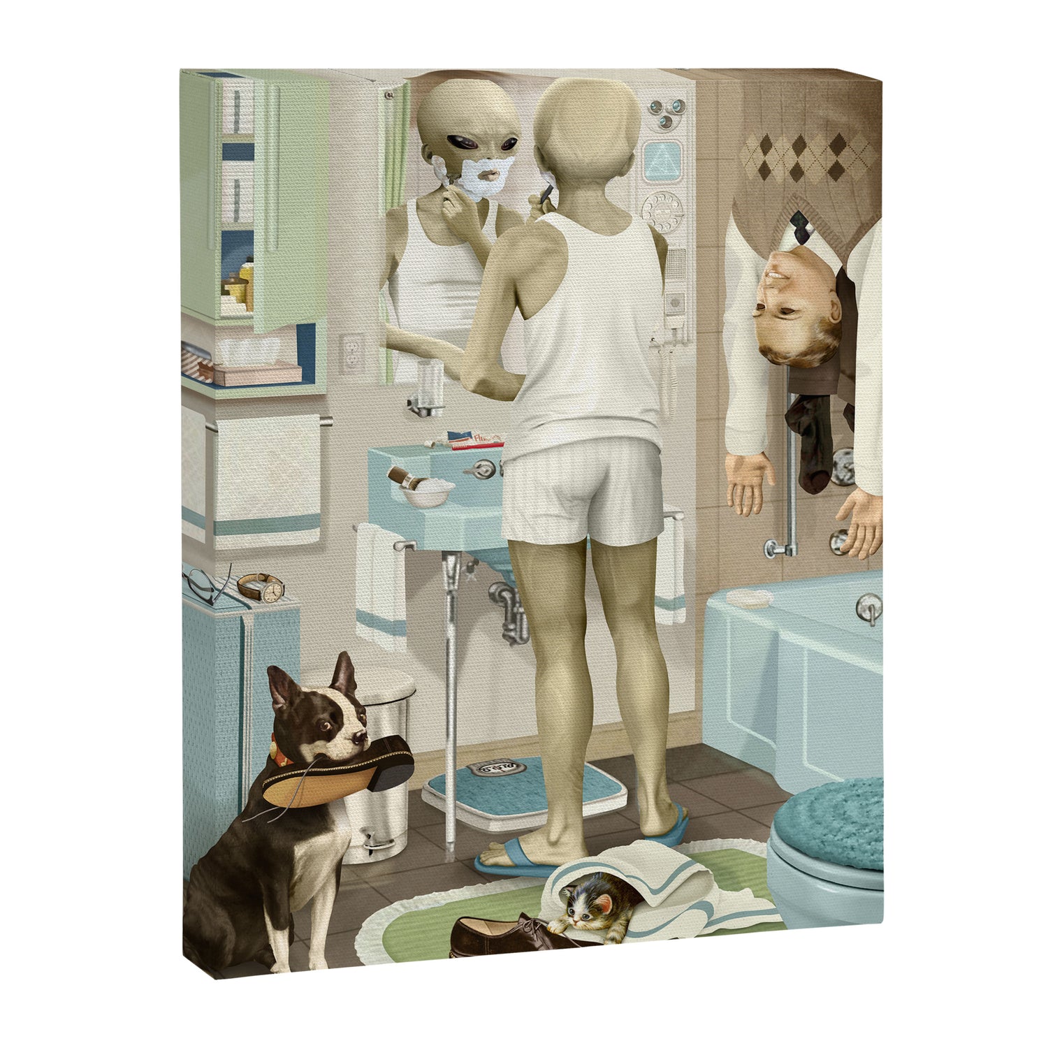 Morning Routine Canvas Print Gallery Image 6