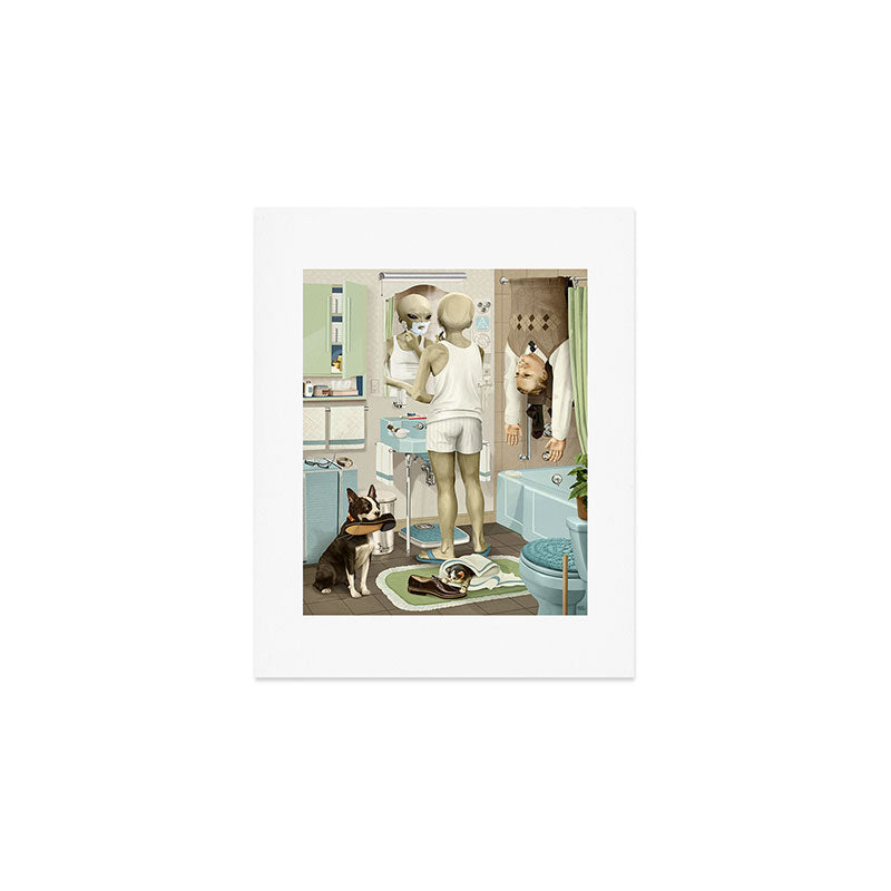 Morning Routine Art Print Gallery Image 1