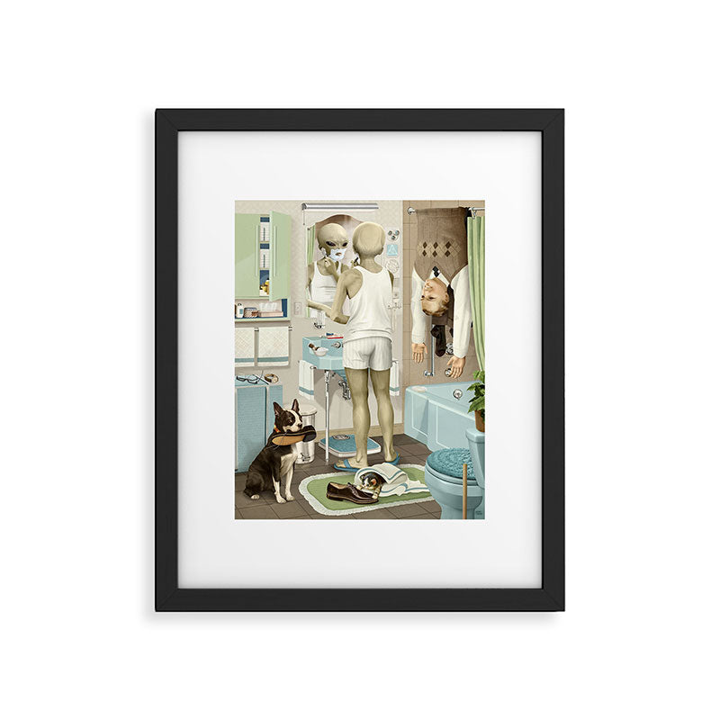 Morning Routine Framed Art Print Gallery Image 5
