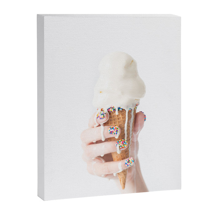 Melting Ice Cream Canvas Print Gallery Image 1
