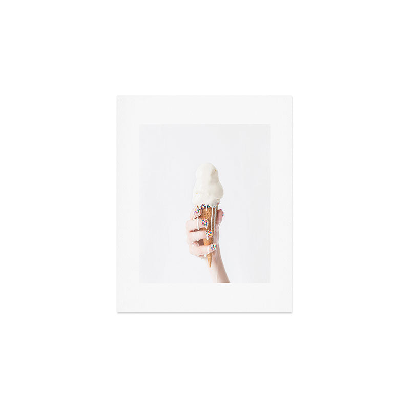 Melting Ice Cream Art Print