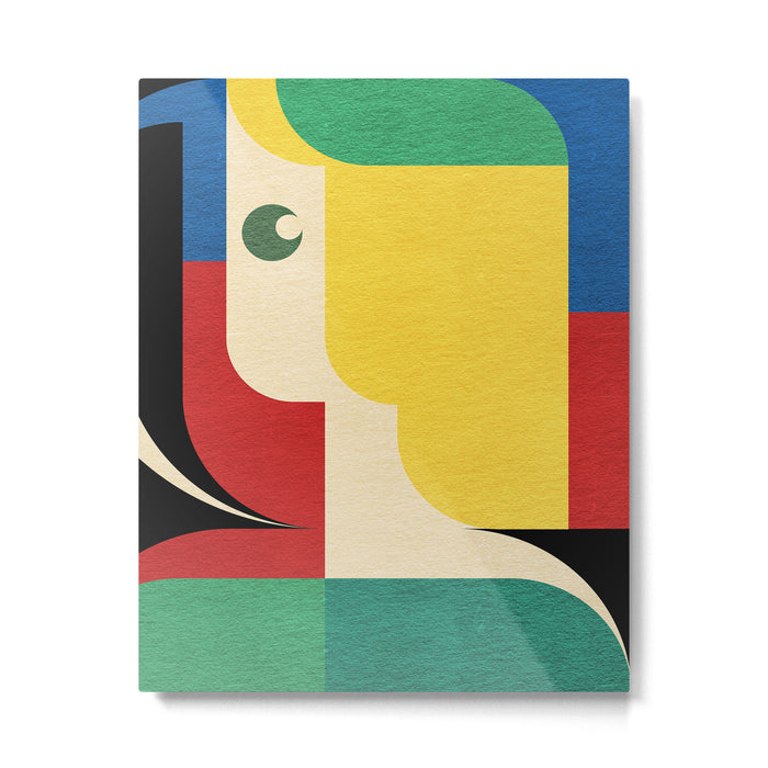Bauhaus Girl Metal Print Gallery Image 1