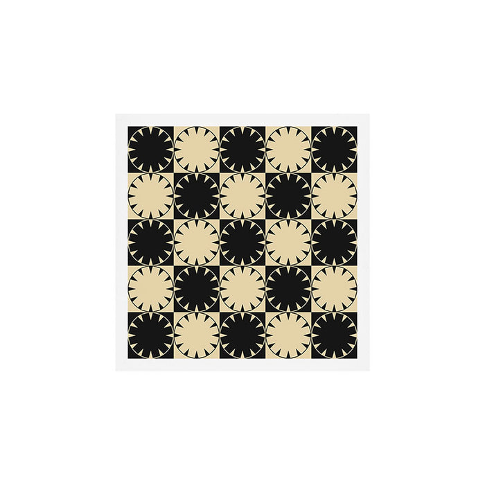 Black and Beige Retro Art Print Gallery Image 1