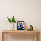 Blue City Framed Canvas Print Gallery Image 4