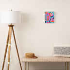 Blue Pink Girl Canvas Print Gallery Image 2