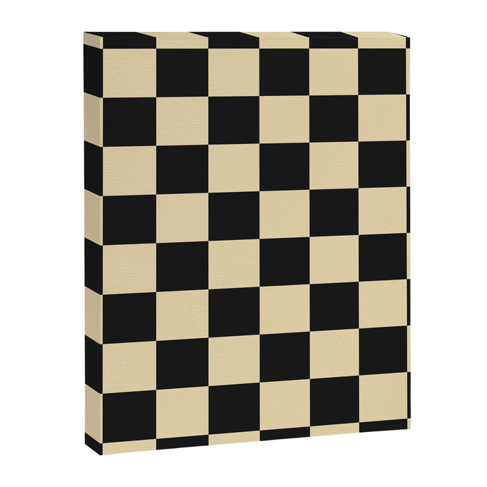 Classy Checkerboard Canvas Print Gallery Image 1