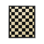 Classy Checkerboard Framed Canvas Print Gallery Image 8