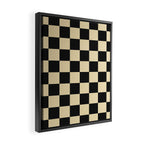 Classy Checkerboard Framed Canvas Print Gallery Image 2
