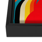 Colorful Abstract Figurative  Framed Canvas Print Gallery Image 3
