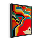 Colorful Abstract Figurative  Framed Canvas Print Gallery Image 2