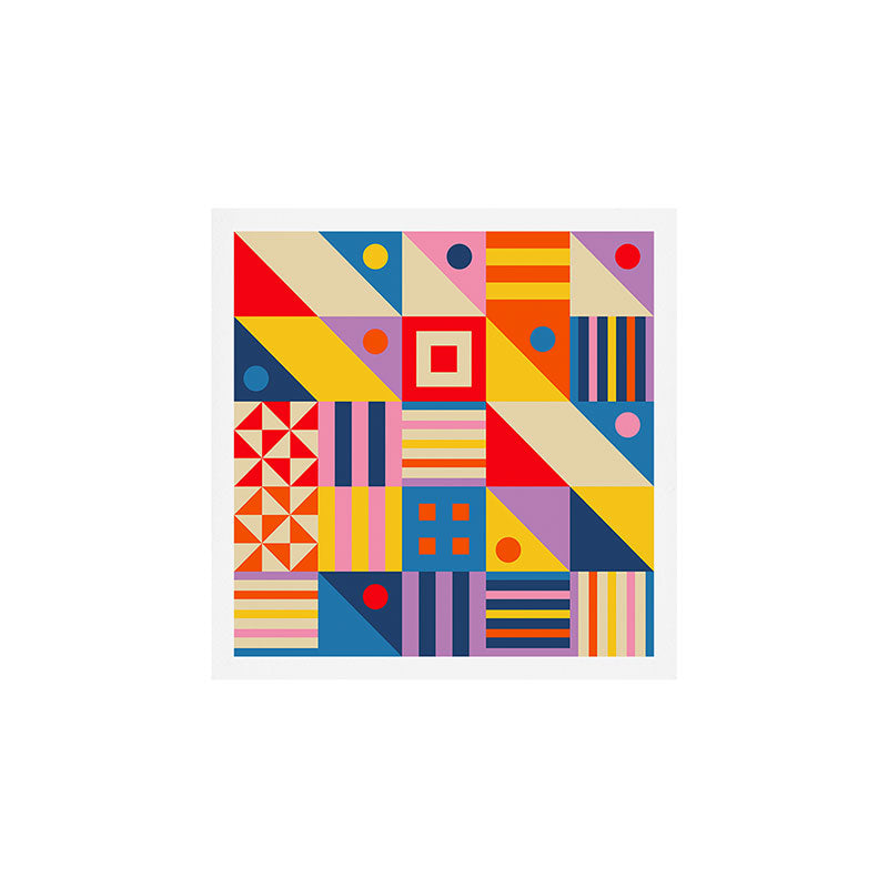 Colorful City Art Print Gallery Image 1