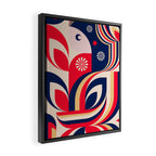 Colorful Girl Framed Canvas Print Gallery Image 2